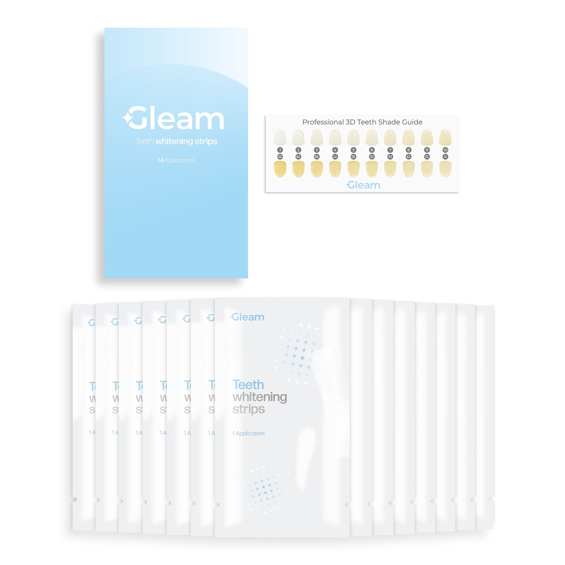 Gleam Teeth Whitening Strips
